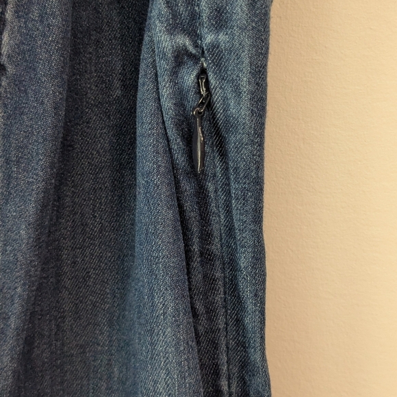 Kate Spade Tie Neck Denim Mini Dress - Picture 10 of 10